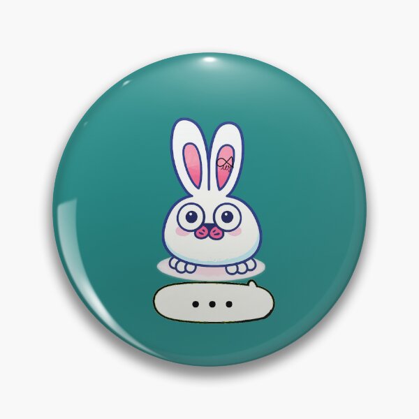 Item preview, LaMaisonOfMY MY BLANK STARE RABBIT COLLECTION  NO. 3 On Green designed and sold by LaMaisonOfMY.
