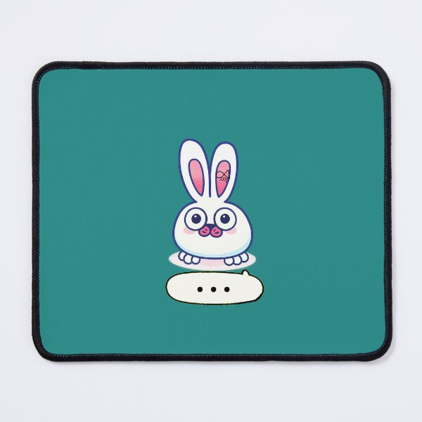 Item preview, LaMaisonOfMY MY BLANK STARE RABBIT COLLECTION NO. 3 On Green designed and sold by LaMaisonOfMY.