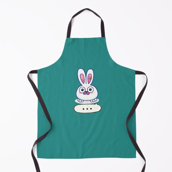 Item preview, LaMaisonOfMY MY BLANK STARE RABBIT COLLECTION  NO. 3 On Green designed and sold by LaMaisonOfMY.