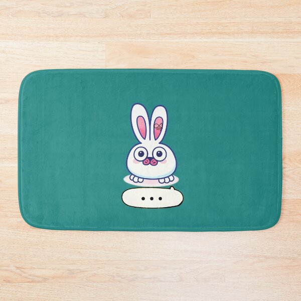 Item preview, LaMaisonOfMY MY BLANK STARE RABBIT COLLECTION  NO. 3 On Green designed and sold by LaMaisonOfMY.