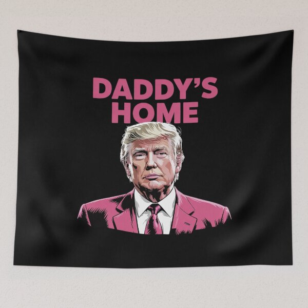 Item preview, Daddy's Home Take America Back Pink Donald Trump  designed and sold by AquaKiev.