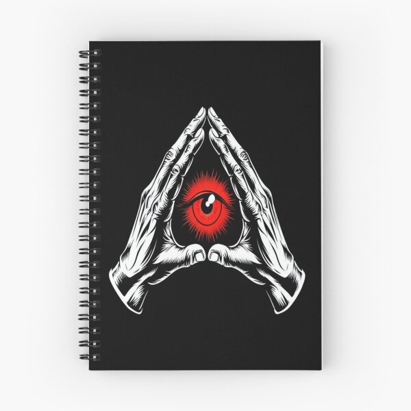 Item preview, Mystic Skeleton Hands with Red Eye – Esoteric Symbolism, Occult Art, Gothic Surreal Design designed and sold by Bright Nest Studio.