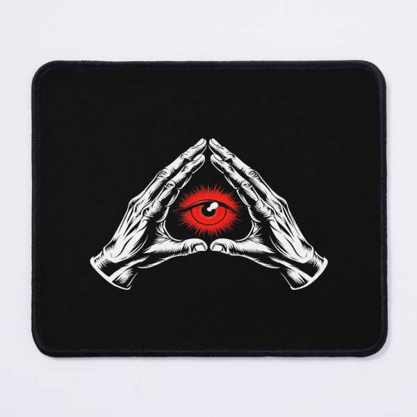 Item preview, Mystic Skeleton Hands with Red Eye – Esoteric Symbolism, Occult Art, Gothic Surreal Design designed and sold by Bright Nest Studio.