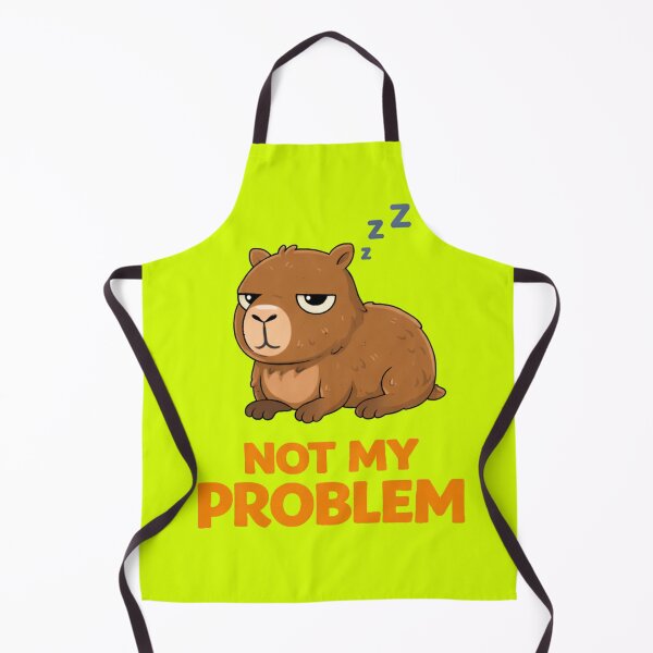 Item preview, Sleepy Capybara Not My Problem designed and sold by Papier Atelier Art.