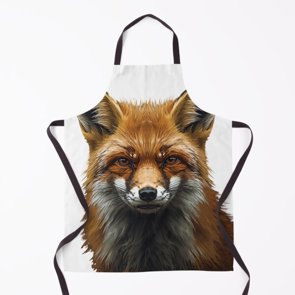 Item preview, The Grumpy Fox - Serious Red Fox Realistic Digital Painting designed and sold by The Grumpy Pet Club.