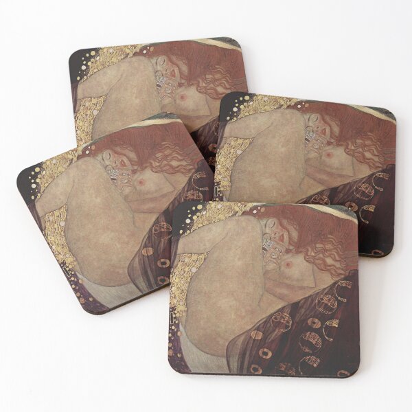 Item preview, Danaë – Gustav Klimt Erotic Symbolist Art Nouveau Masterpiece (1907–1908) designed and sold by Art Outlaws.