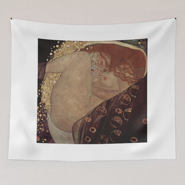 Item preview, Danaë – Gustav Klimt Erotic Symbolist Art Nouveau Masterpiece (1907–1908) designed and sold by Art Outlaws.