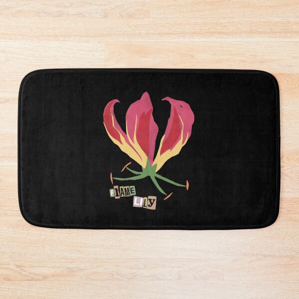 Item preview, Flame Lily botany collage poisonous plants symbolism flower lilies designed and sold by Pretty-Nonsense.