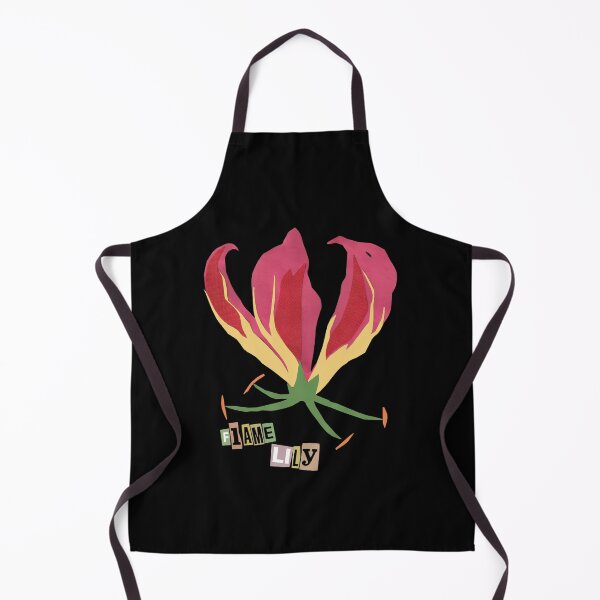 Item preview, Flame Lily botany collage poisonous plants symbolism flower lilies designed and sold by Pretty-Nonsense.