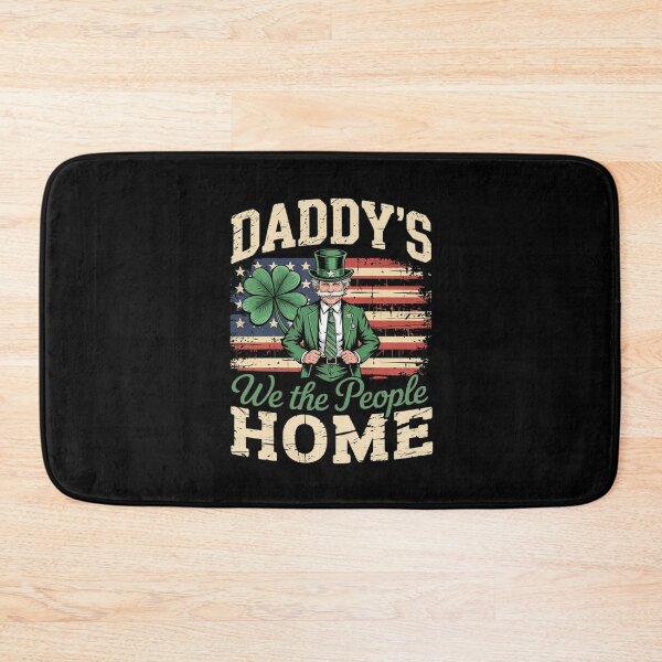 Item preview, Daddy's Home Trump 2025 St Patricks Day American Flag  designed and sold by MythWoot.