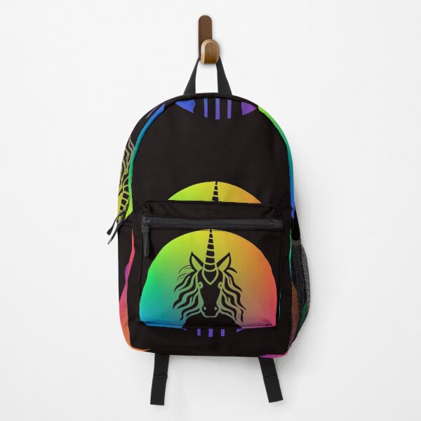 Item preview, Rainbow Unicorn Silhouette – Colorful Logo designed and sold by DCSMKreativ.