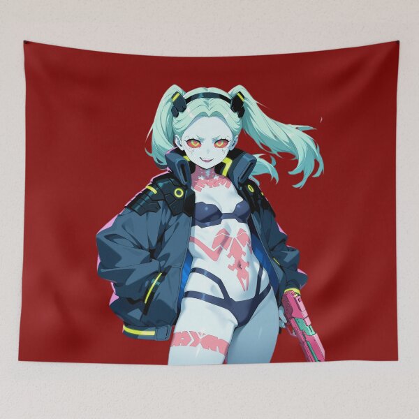 Item preview, Wall art Rebecca cyberpunk futuristic designed and sold by Planet Utoppia.