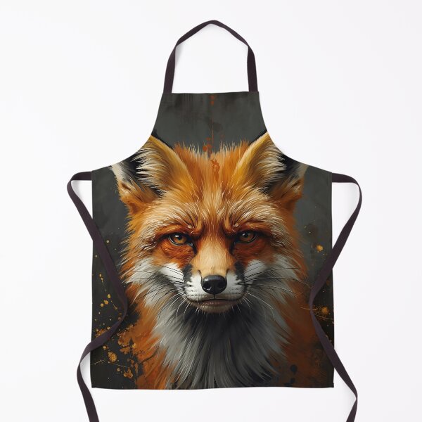 Item preview, The Grumpy Fox - Serious Red Fox Realistic Digital Painting designed and sold by The Grumpy Pet Club.