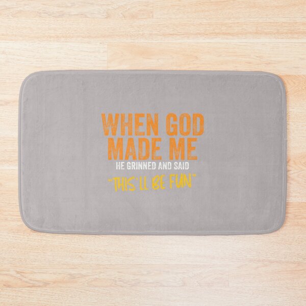 Item preview, When God made me funny Quote christian Religious designed and sold by mjohnson9.