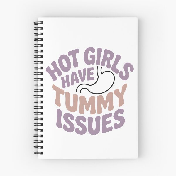 Item preview, Hot Girls Have Tummy Issues - This funny design is for confident girls who live with tummy issues, IBS or digestive problems and choose humor, self-acceptance and body positivity instead of shame. designed and sold by ZyziowskyArt.