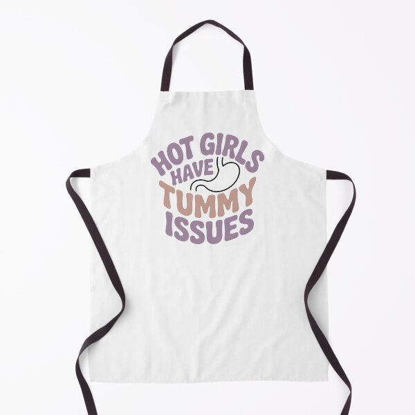 Item preview, Hot Girls Have Tummy Issues - This funny design is for confident girls who live with tummy issues, IBS or digestive problems and choose humor, self-acceptance and body positivity instead of shame. designed and sold by ZyziowskyArt.