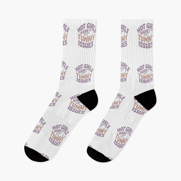 Item preview, Hot Girls Have Tummy Issues - This funny design is for confident girls who live with tummy issues, IBS or digestive problems and choose humor, self-acceptance and body positivity instead of shame. designed and sold by ZyziowskyArt.