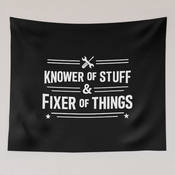Item preview, Knower of Stuff Fixer of Things,Father’s Day Husband designed and sold by CloudyPress.