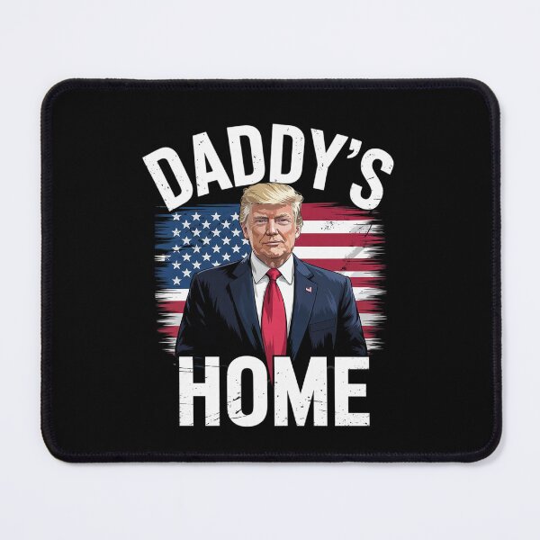 Item preview, Daddy's Home Trump Flag, Trump American Flag designed and sold by MythWoot.