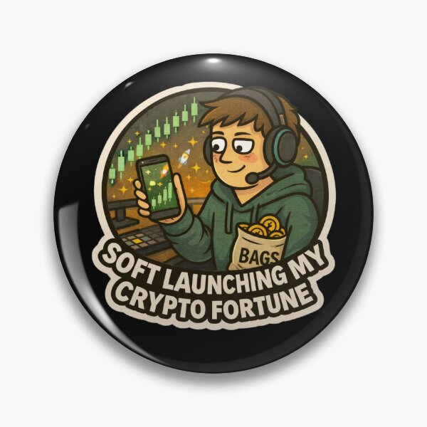 Item preview, Soft Launching My Crypto Fortune Guy designed and sold by DivinelyAligned8.