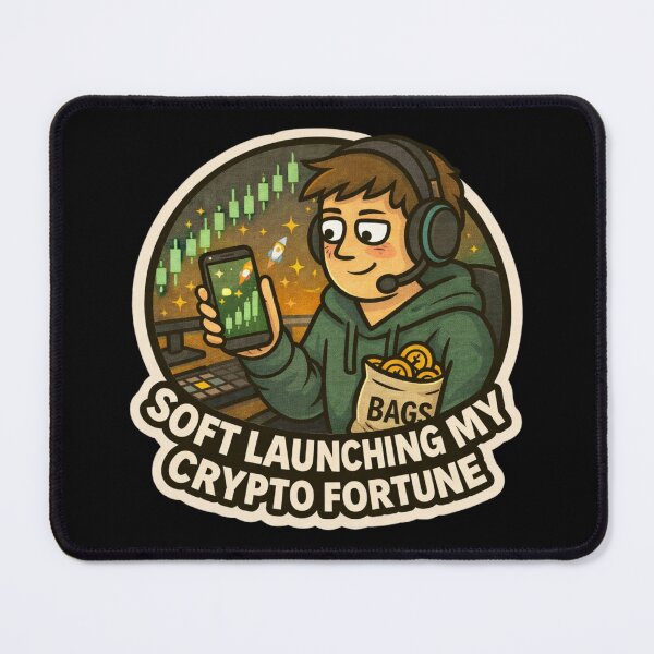 Item preview, Soft Launching My Crypto Fortune Guy designed and sold by DivinelyAligned8.