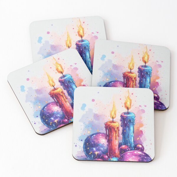 Item preview, Glowing candles and galactic spheres designed and sold by Mianku | Für das Leben.