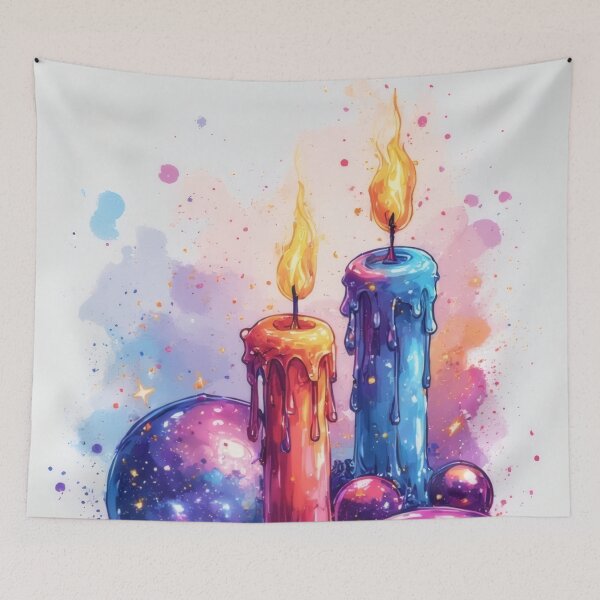 Item preview, Glowing candles and galactic spheres designed and sold by Mianku | Für das Leben.