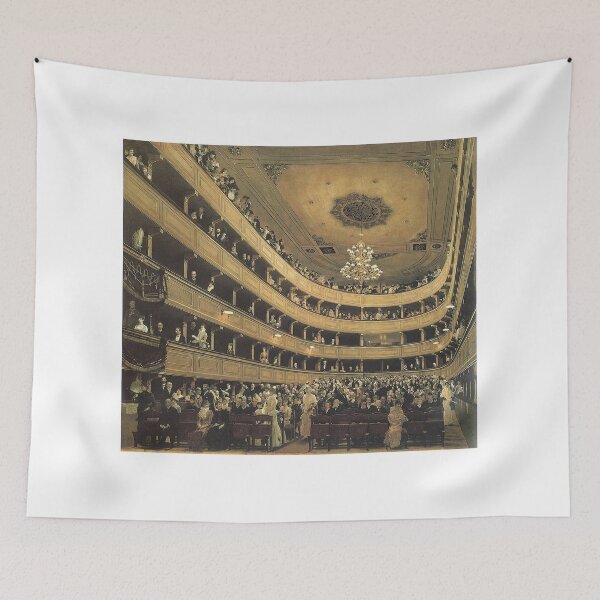 Item preview, Auditorium in the Old Burgtheater – Gustav Klimt Historic Vienna Interior Painting (1888) designed and sold by Art Outlaws.