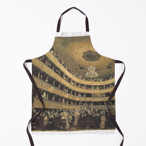 Item preview, Auditorium in the Old Burgtheater – Gustav Klimt Historic Vienna Interior Painting (1888) designed and sold by Art Outlaws.