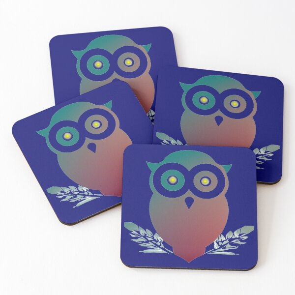 Item preview, Minimal Owl Logo – Modern Gradient Design designed and sold by DCSMKreativ.