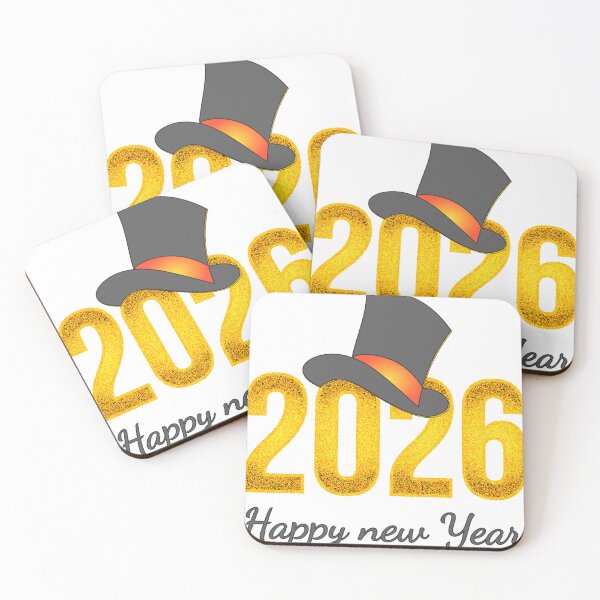 Item preview, Happy New Year 2026 Design – Festive Celebration & Fresh Start Art designed and sold by PixelWaveBD.