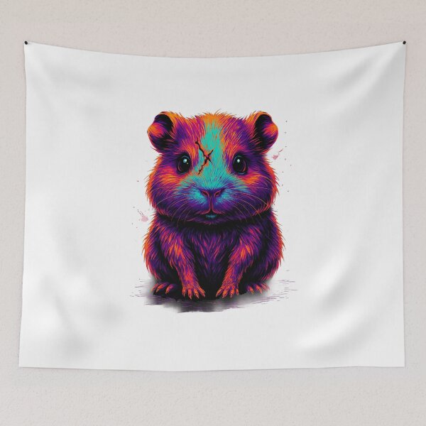 Item preview, Cute But Tough Guinea Pig Sketch Graphic Tee designed and sold by ModernKhaos.