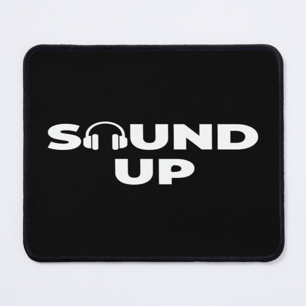 Item preview, Bold "SOUND UP" Headphones Graphic – Music Lover Gift, DJ Style, Audio Vibes, Black & White Design designed and sold by Bright Nest Studio.
