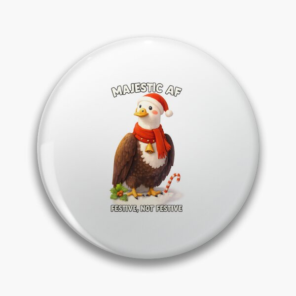 Item preview, Majestic AF Festive Goose Santa Hat | Funny Grumpy Christmas Bird designed and sold by Sitred123.