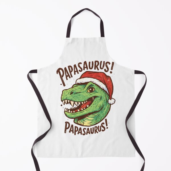 Item preview,  Funny Christmas Dinosaur Wearing Santa Hat Papasaurus Holiday designed and sold by DrawHandArt.