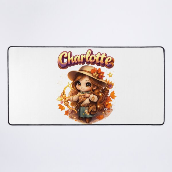 Item preview, Charlotte Sagittarius – Cute Archer Fantasy Zodiac Name Art designed and sold by AlexLineArt.