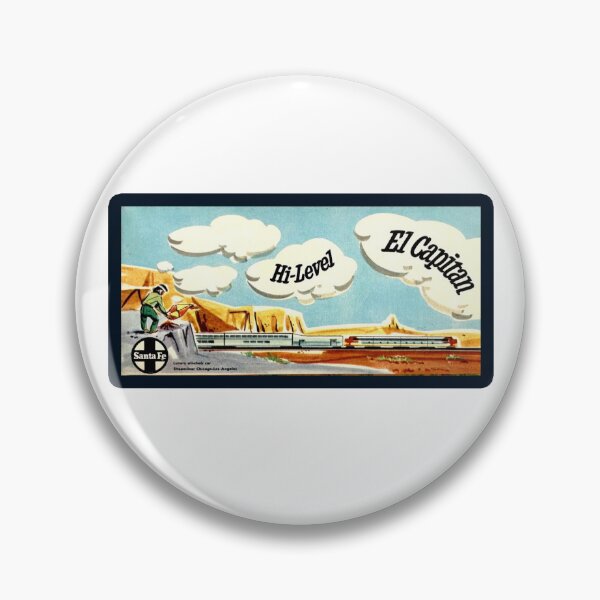 Artikelvorschau, Vintage Santa Fe Railroad – Hi Level – El Capitan entworfen und verkauft von QuayTradingCo.