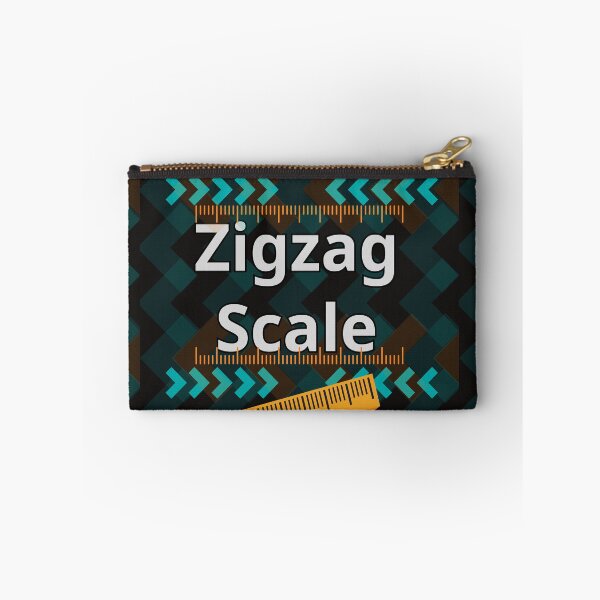 Item preview, Zigzag scale in meters designed and sold by 4Dart.