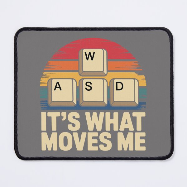 Item preview, Retro WASD Gaming Keys Funny PC Gamer Design designed and sold by KristineLi.