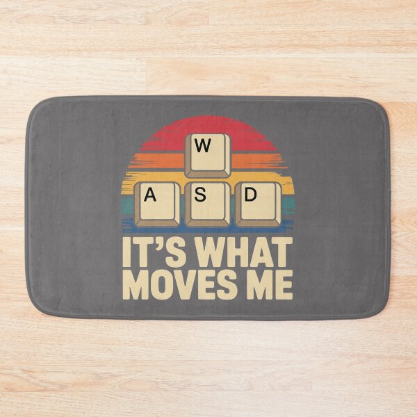 Item preview, Retro WASD Gaming Keys Funny PC Gamer Design designed and sold by KristineLi.