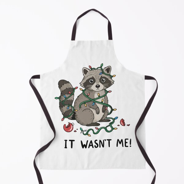 Item preview, It Wasn’t Me Raccoon In Christmas Lights Funny designed and sold by Lora Art.