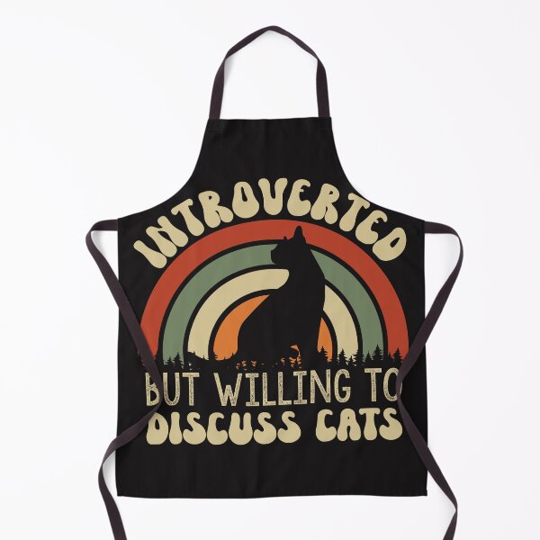 Item preview, Introverted But Willing To Discuss Cats Funny Cat Lover designed and sold by dianadouri.