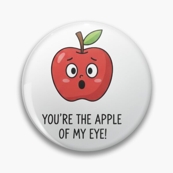 Item preview, Juiced! | Funny Fruit Art ​The Apple of My Eye Logo designed and sold by ZyVoAli.