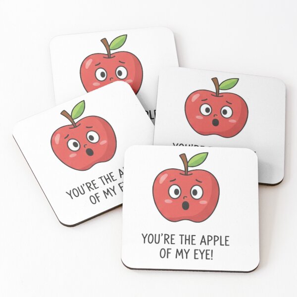 Item preview, Juiced! | Funny Fruit Art ​The Apple of My Eye Logo designed and sold by ZyVoAli.