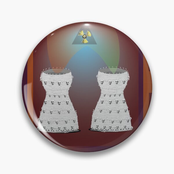 Item preview, Radioactive Skull Dress – Anti Nuclear Power Protest Art designed and sold by DCSMKreativ.