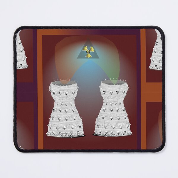 Item preview, Radioactive Skull Dress – Anti Nuclear Power Protest Art designed and sold by DCSMKreativ.