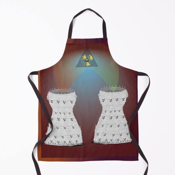 Item preview, Radioactive Skull Dress – Anti Nuclear Power Protest Art designed and sold by DCSMKreativ.