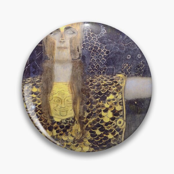 Item preview, Pallas Athene – Gustav Klimt Symbolist Art Nouveau Goddess Painting (1898) designed and sold by Art Outlaws.