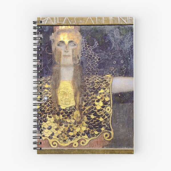 Item preview, Palas Atenea – Pintura de la Diosa Simbolista Art Nouveau de Gustav Klimt (1898) designed and sold by Art Outlaws.