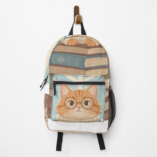 Item preview, Cozy Book-Loving Cat Reading in Winter designed and sold by Fandom Universe.